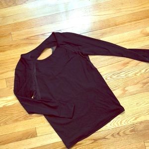 Lululemon Open Back Long Sleeve